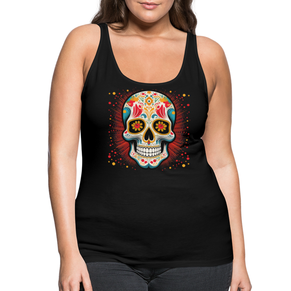 Tanktop Ladies Mexico "Craneo Dos" - Schwarz