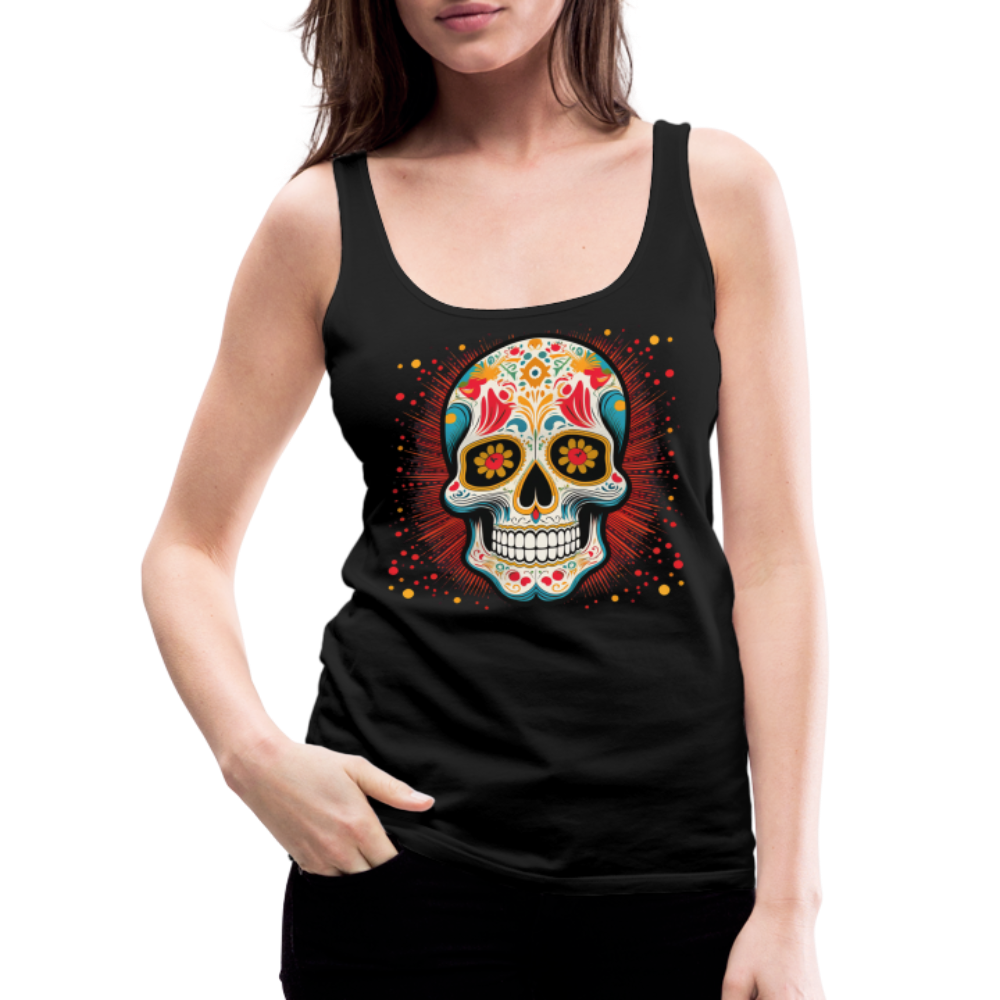 Tanktop Ladies Mexico "Craneo Dos" - Schwarz