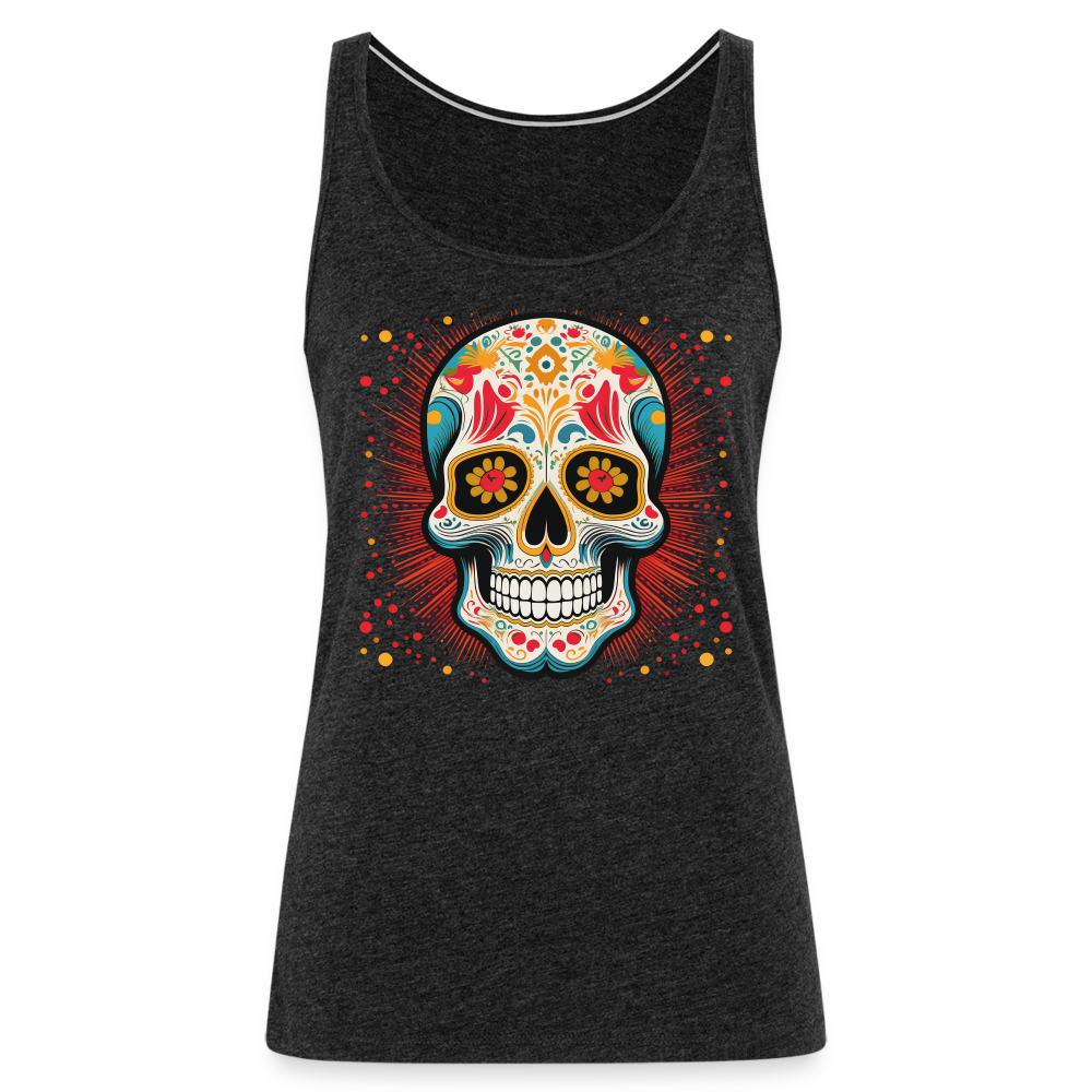 Tanktop Ladies Mexico "Craneo Dos" - Anthrazit