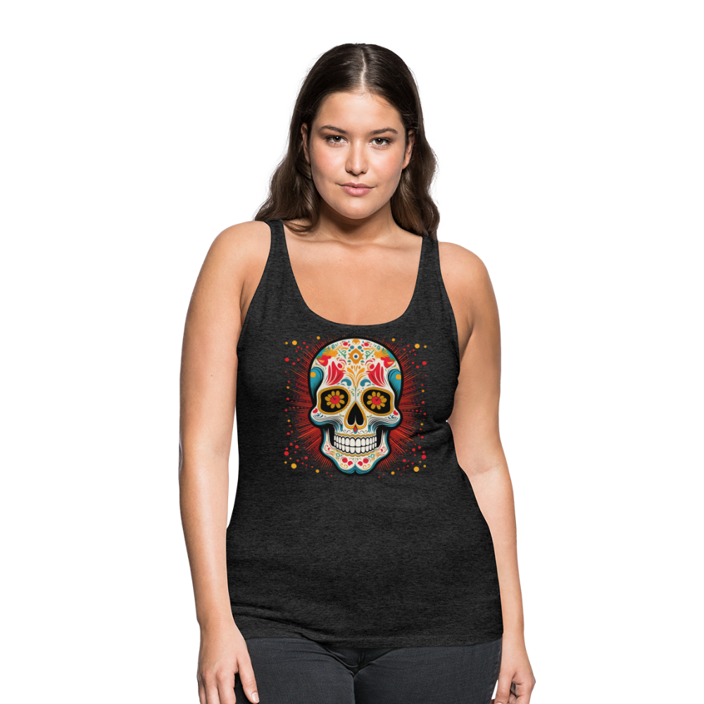 Tanktop Ladies Mexico "Craneo Dos" - Anthrazit