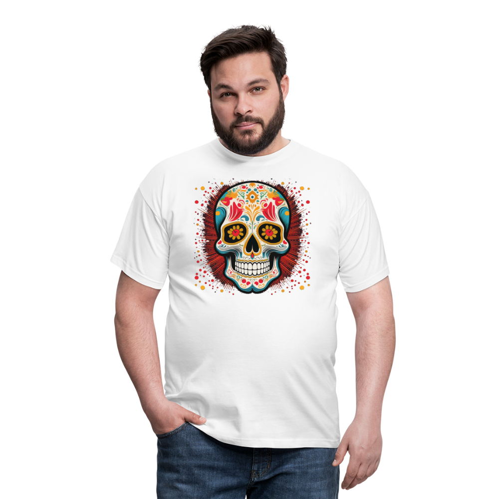 T-Shirt Mexico "Craneo Dos" - Weiß