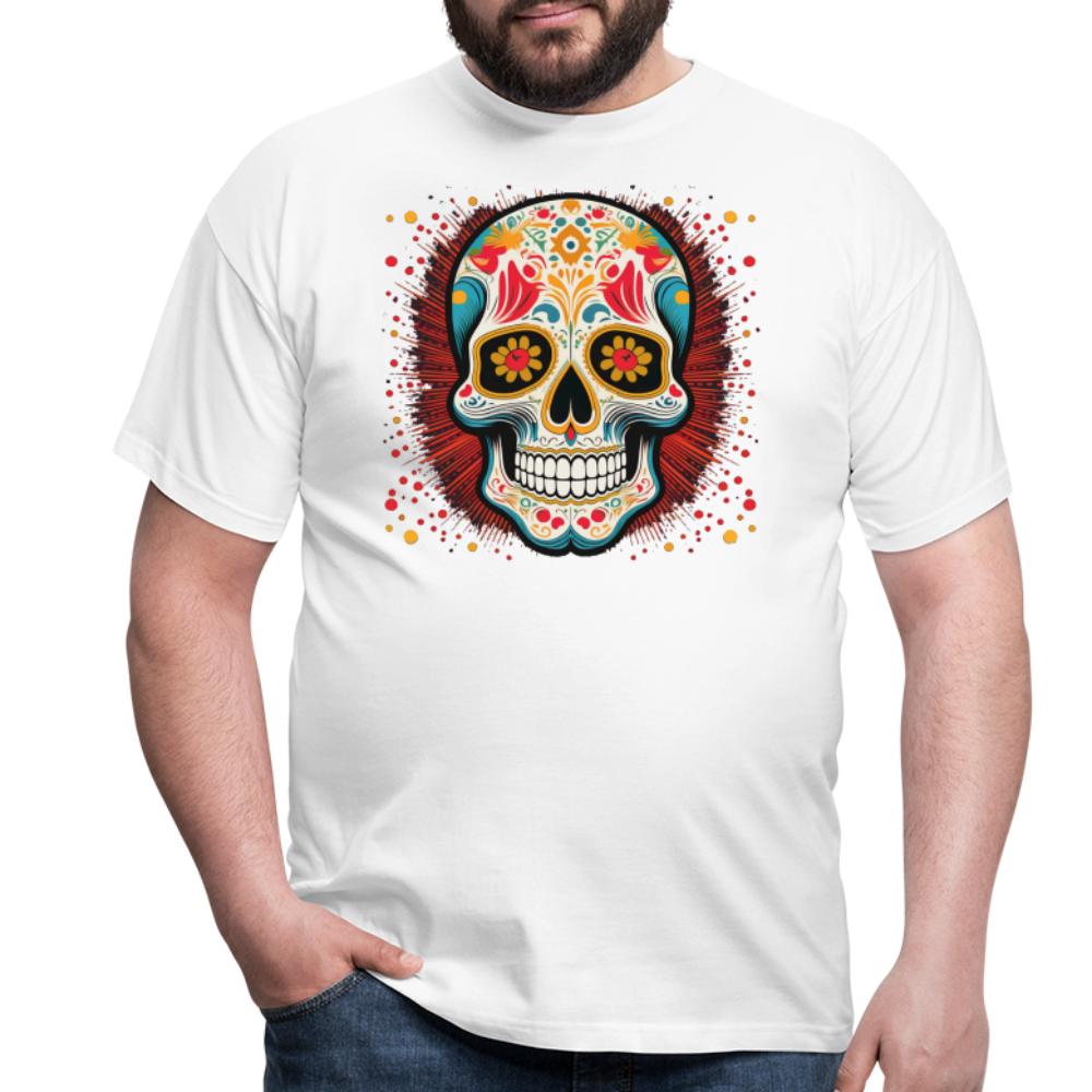 T-Shirt Mexico "Craneo Dos" - Weiß