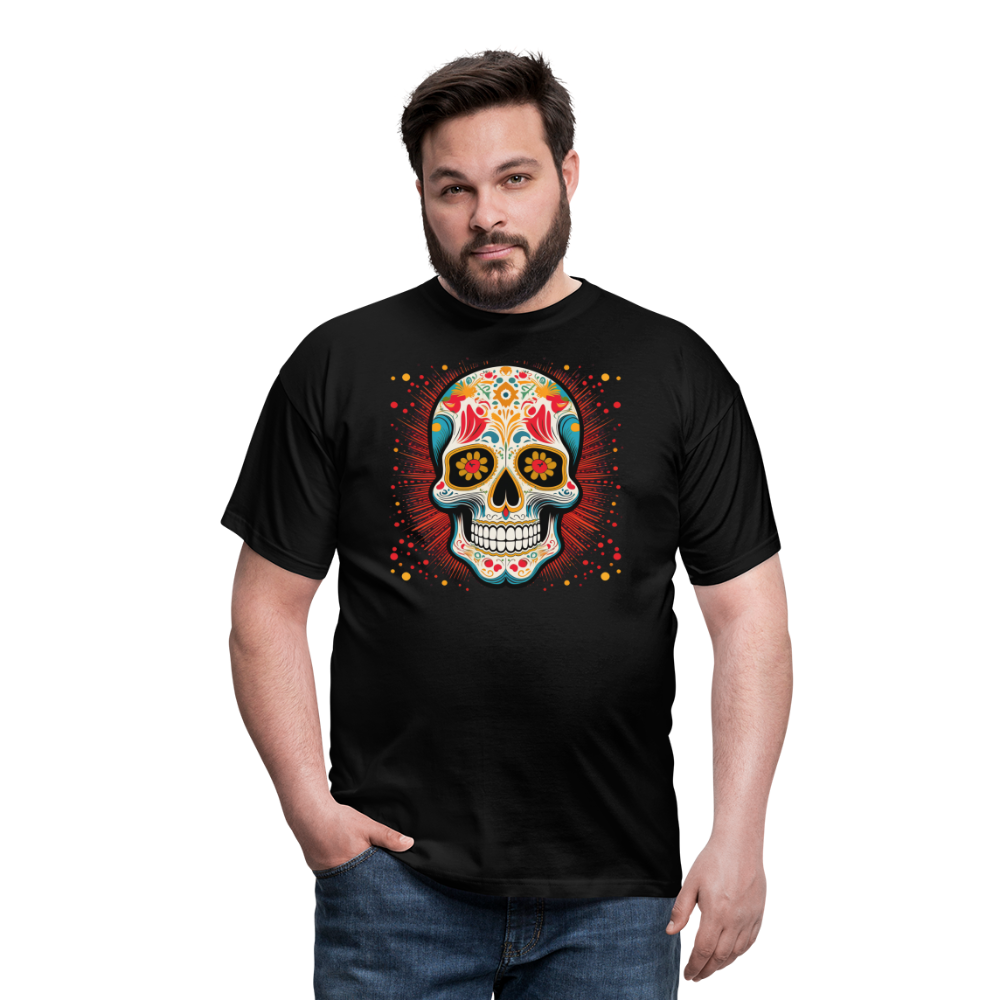 T-Shirt Mexico "Craneo Dos" - Schwarz