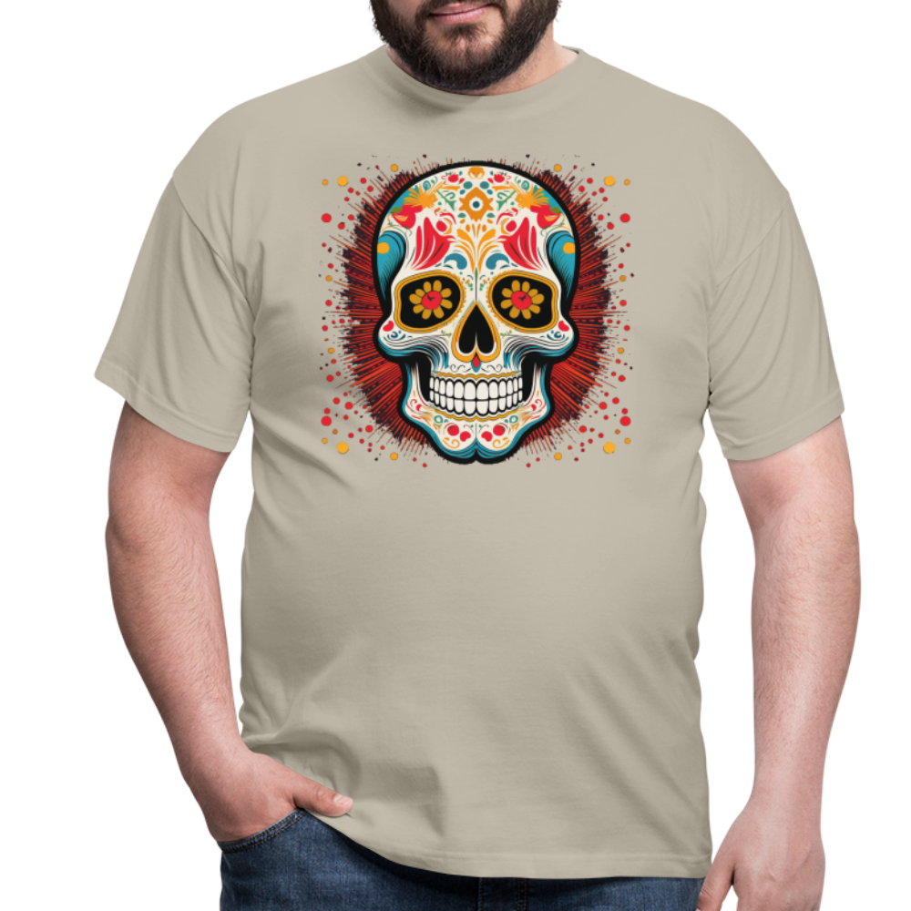 T-Shirt Mexico "Craneo Dos" - Sandbeige