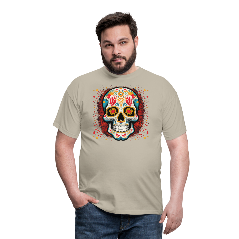 T-Shirt Mexico "Craneo Dos" - Sandbeige