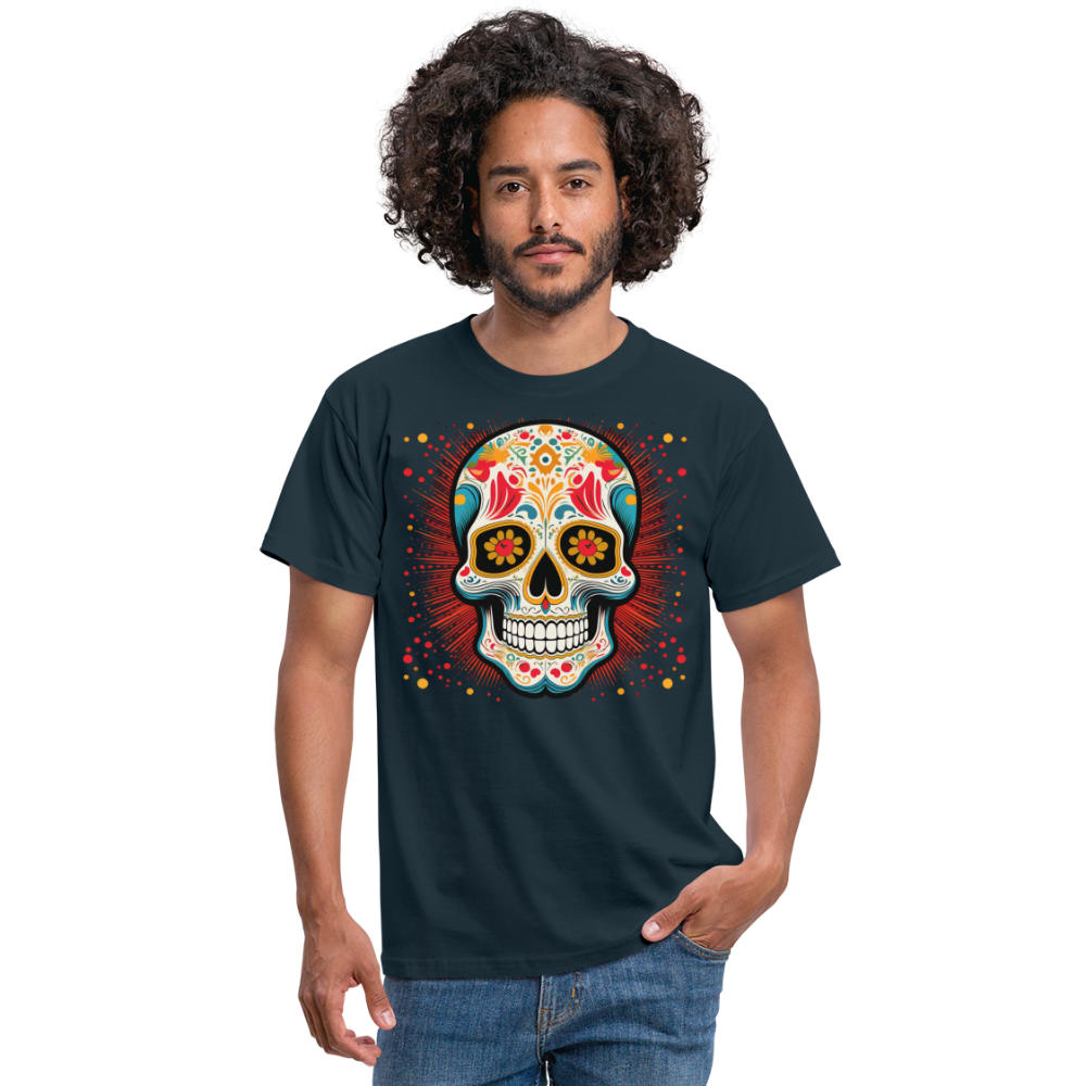 T-Shirt Mexico "Craneo Dos" - Navy