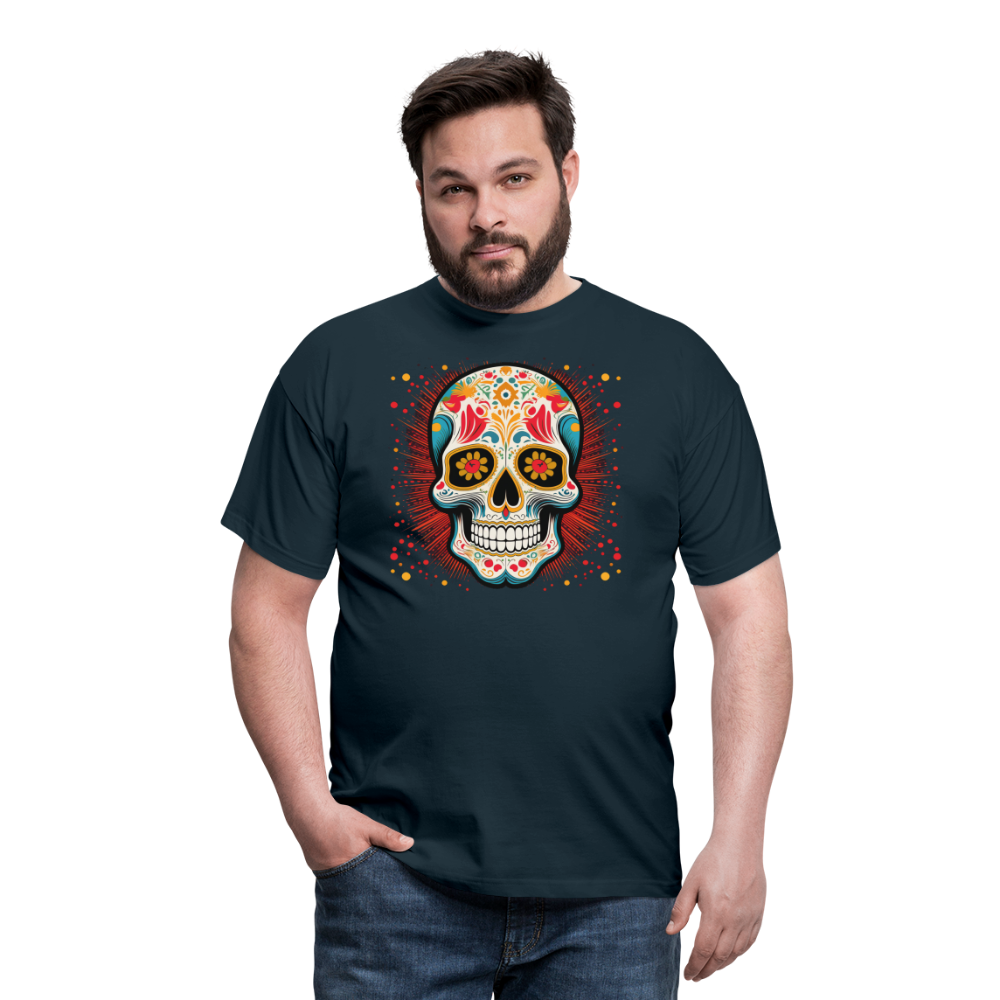 T-Shirt Mexico "Craneo Dos" - Navy