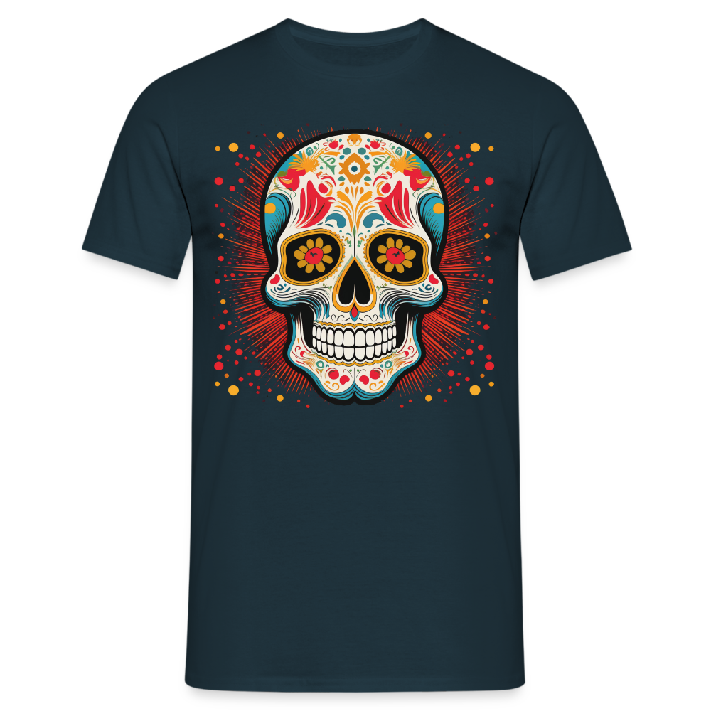 T-Shirt Mexico "Craneo Dos" - Navy