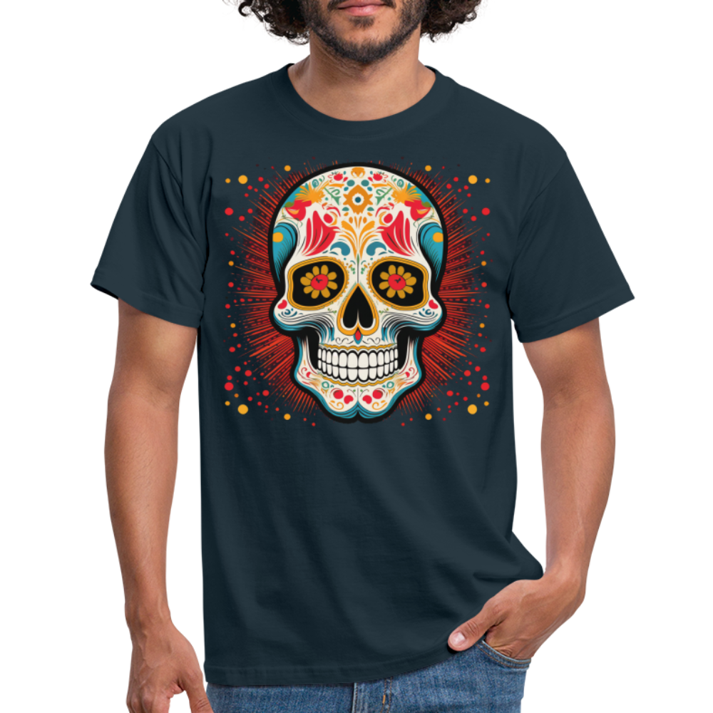 T-Shirt Mexico "Craneo Dos" - Navy