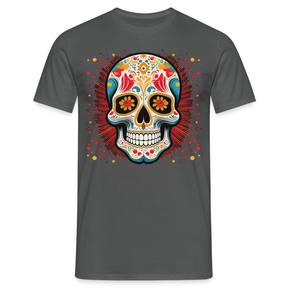 T-Shirt Mexico "Craneo Dos" - Anthrazit