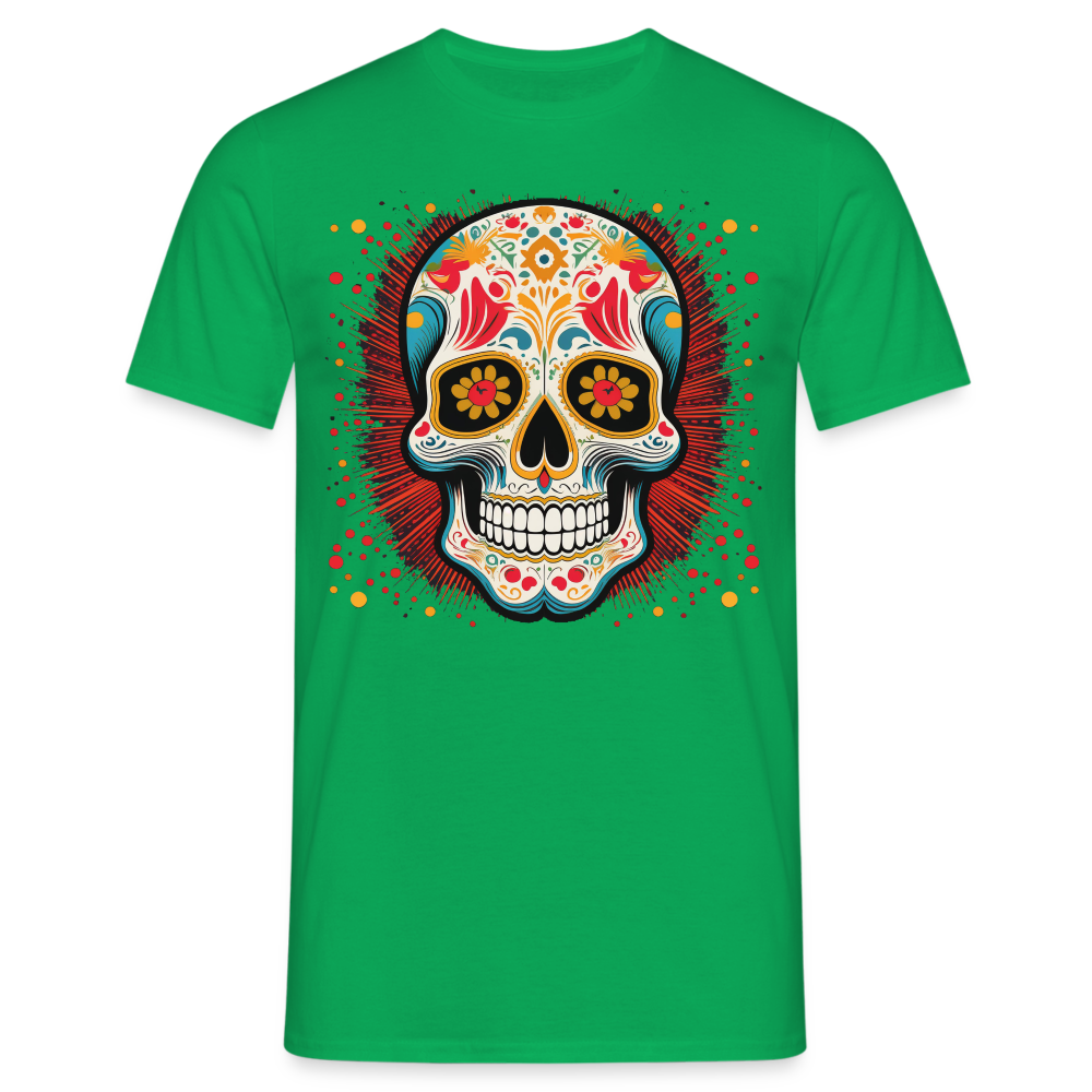 T-Shirt Mexico "Craneo Dos" - Kelly Green