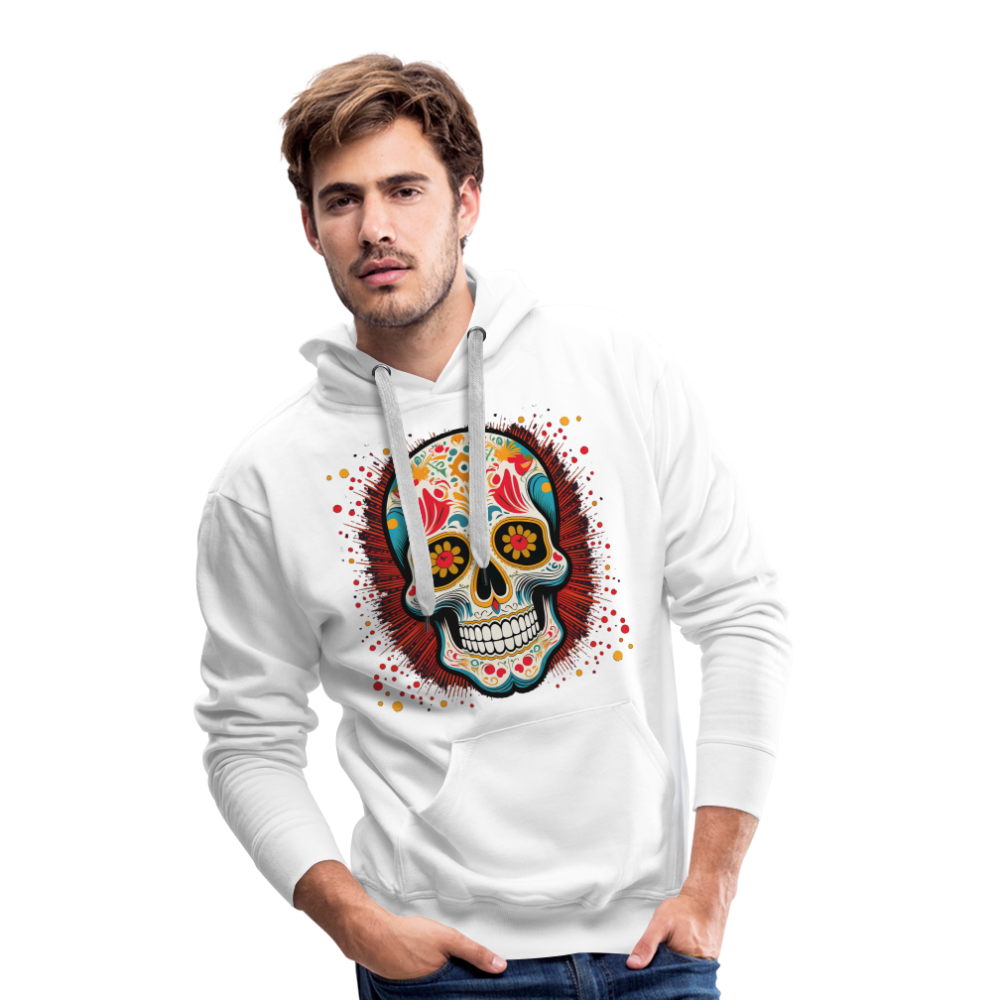 Hoodie Mexico "Craneo Dos" - Weiß