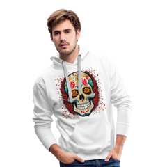 Hoodie Mexico "Craneo Dos" - Weiß