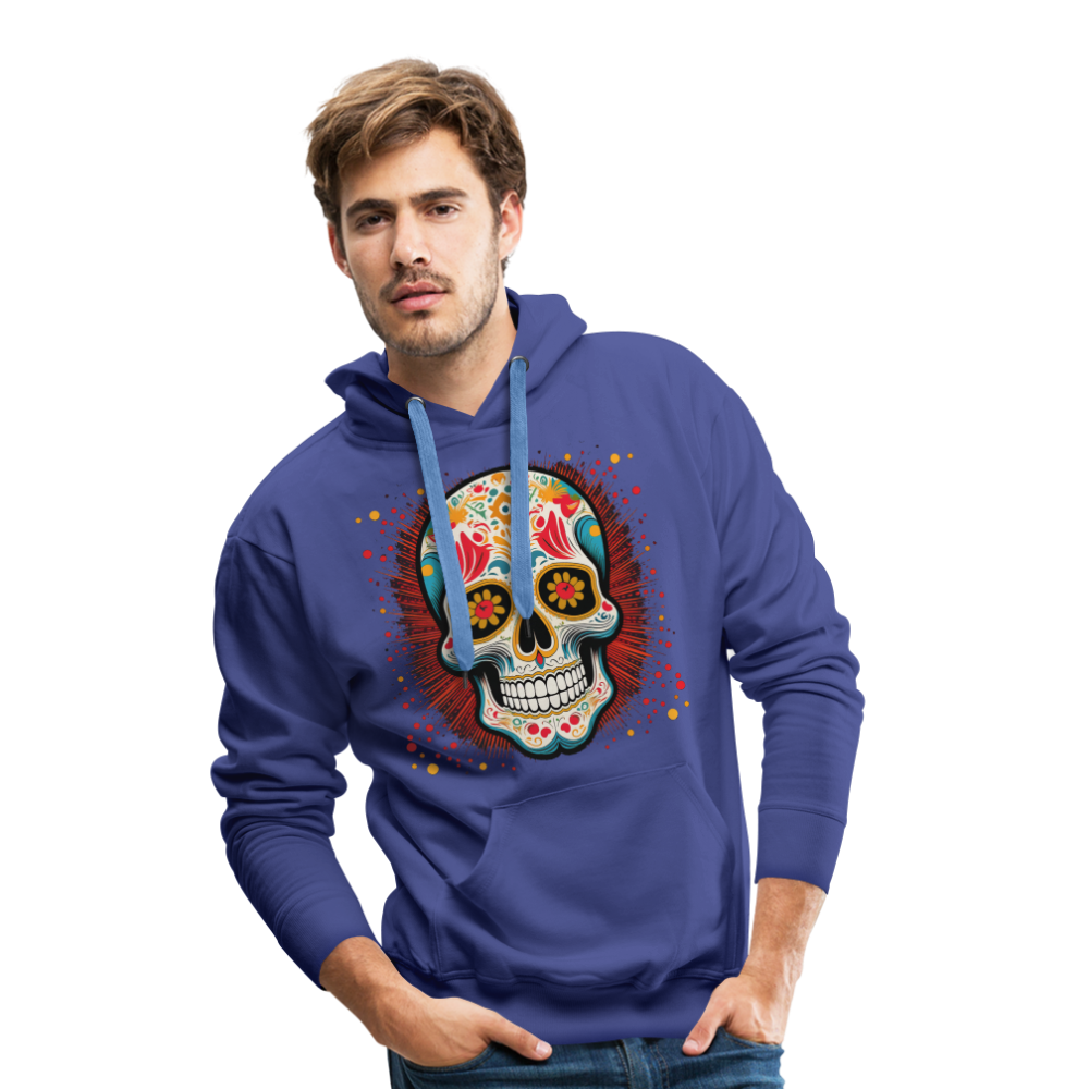 Hoodie Mexico "Craneo Dos" - Königsblau