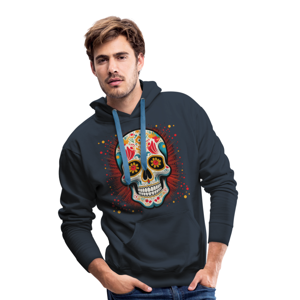 Hoodie Mexico "Craneo Dos" - Navy