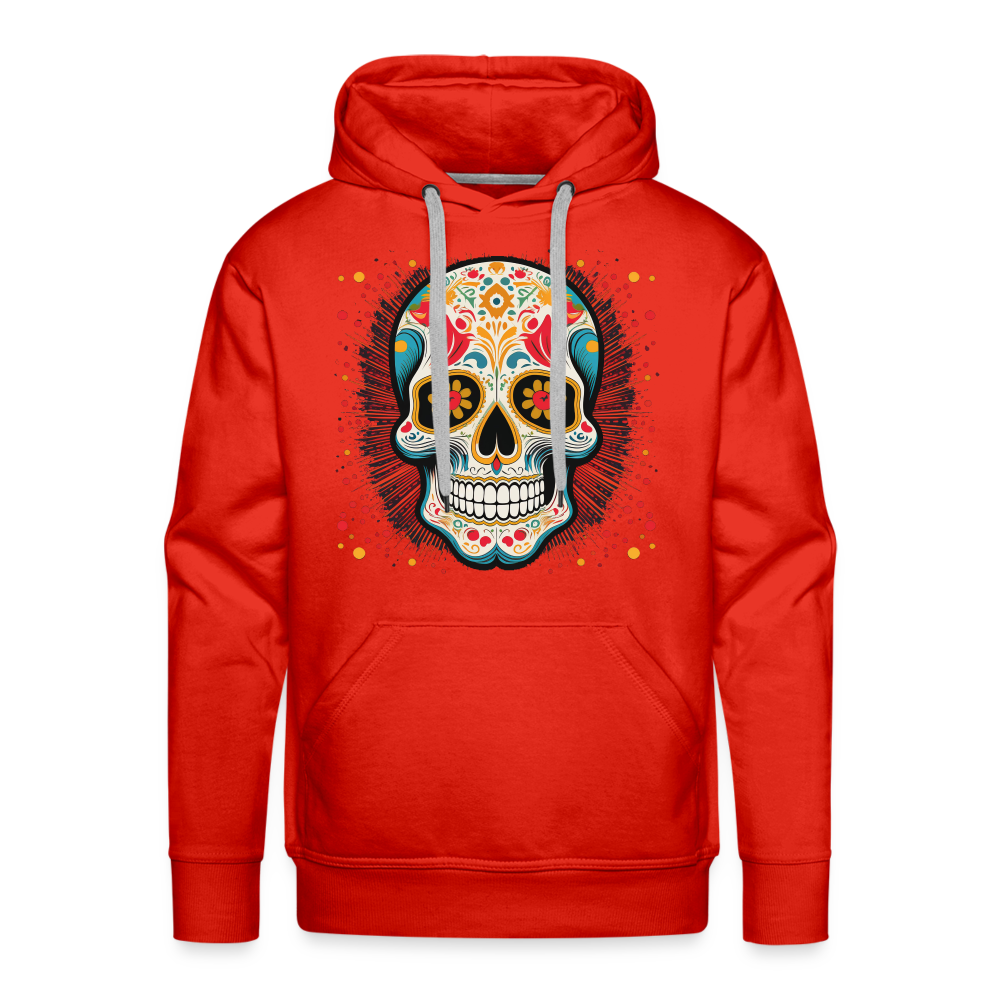 Hoodie Mexico "Craneo Dos" - Rot