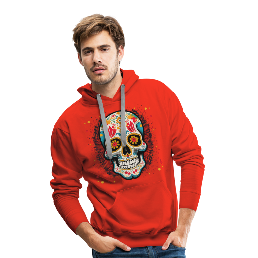Hoodie Mexico "Craneo Dos" - Rot
