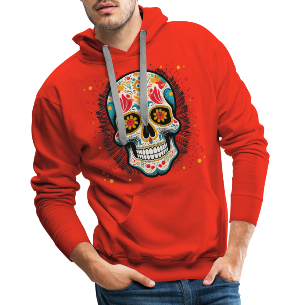 Hoodie Mexico "Craneo Dos" - Rot