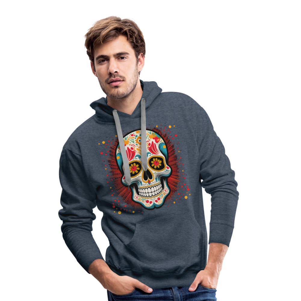 Hoodie Mexico "Craneo Dos" - Jeansblau