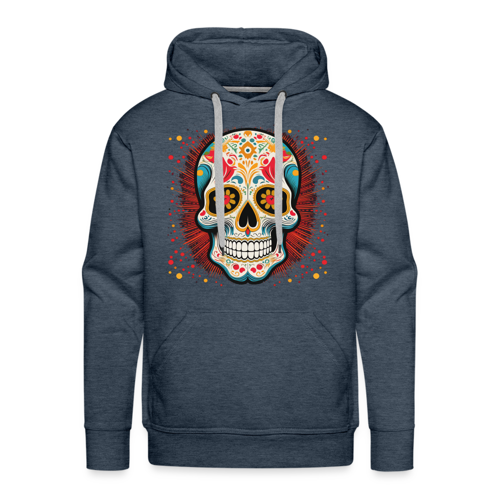 Hoodie Mexico "Craneo Dos" - Jeansblau