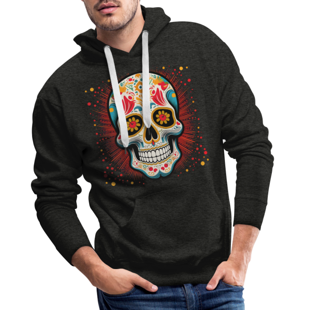 Hoodie Mexico "Craneo Dos" - Anthrazit