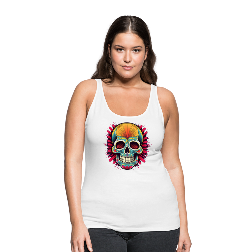 Tanktop Ladies Mexico "Mascarilla Craneo" - Weiß