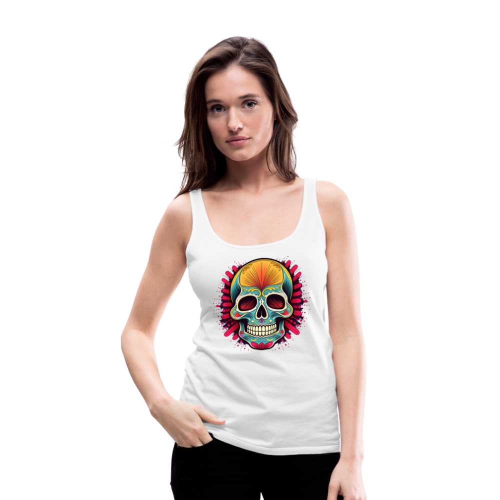 Tanktop Ladies Mexico "Mascarilla Craneo" - Weiß