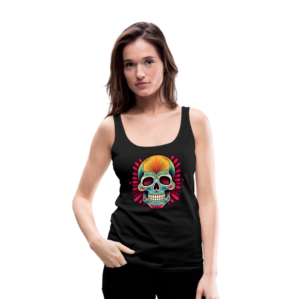 Tanktop Ladies Mexico "Mascarilla Craneo" - Schwarz
