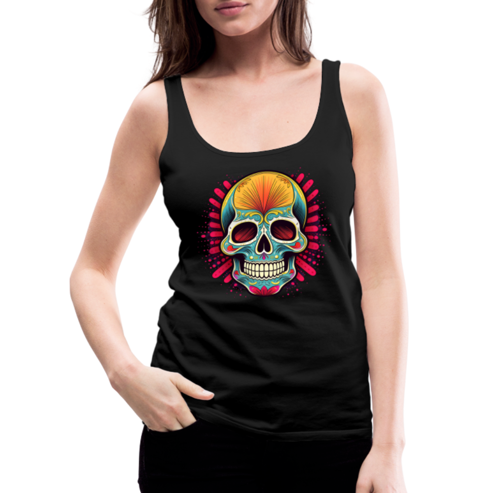 Tanktop Ladies Mexico "Mascarilla Craneo" - Schwarz