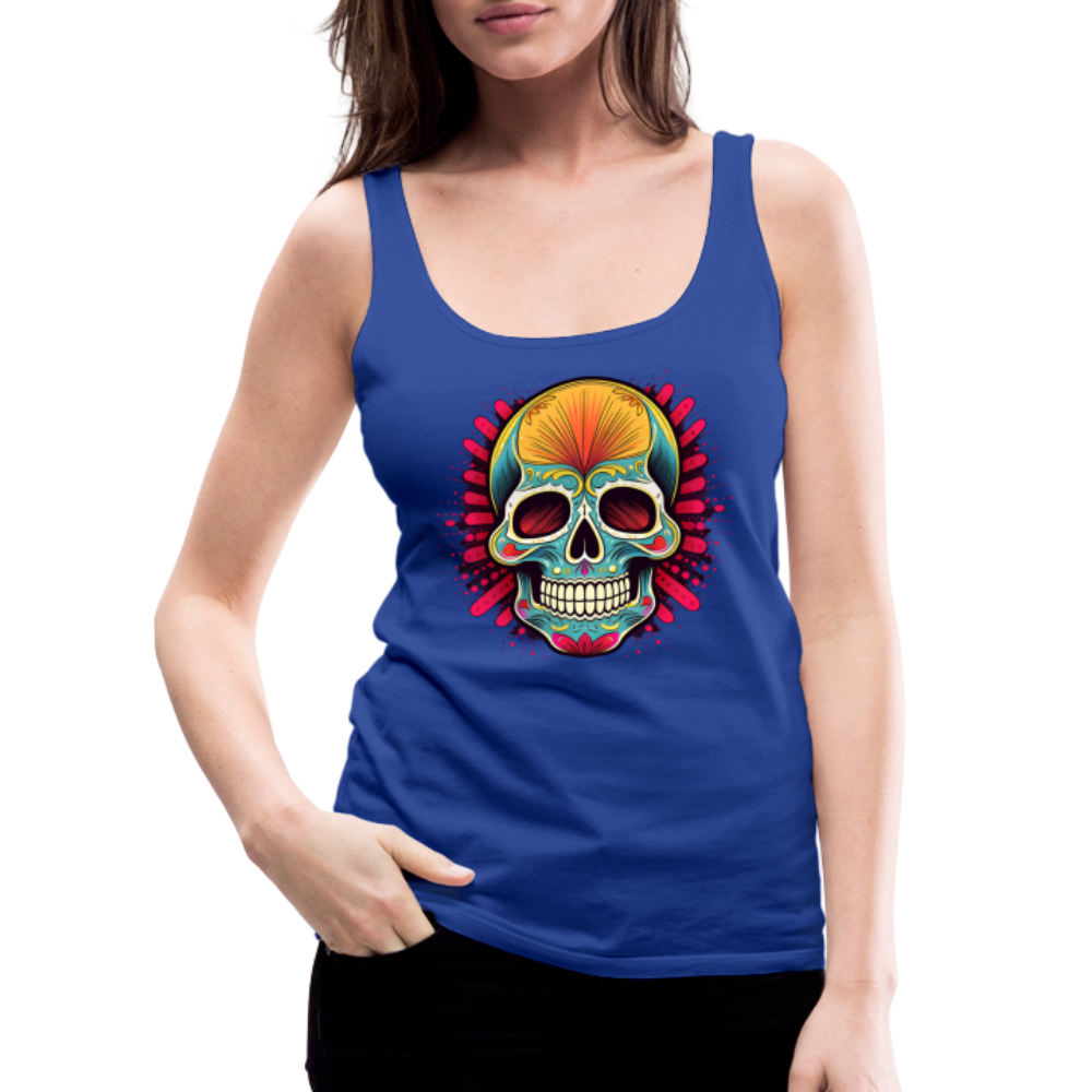 Tanktop Ladies Mexico "Mascarilla Craneo" - Königsblau
