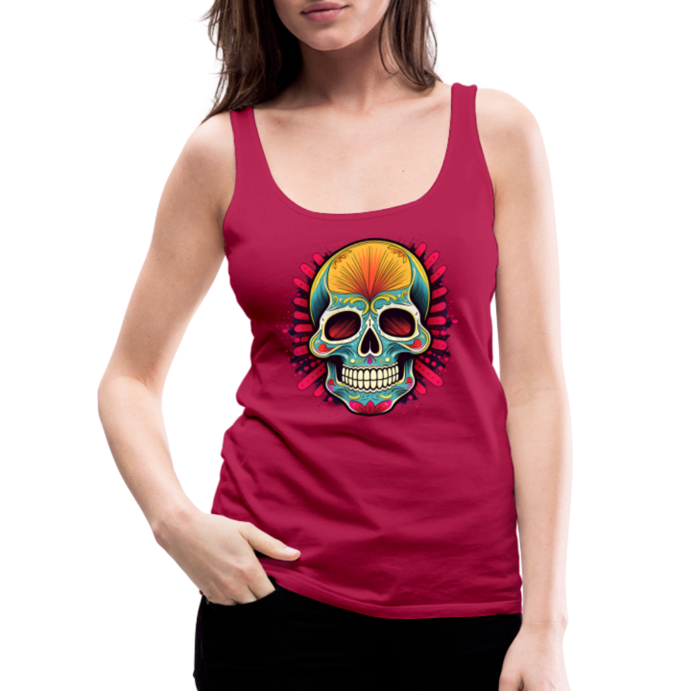 Tanktop Ladies Mexico "Mascarilla Craneo" - dunkles Pink