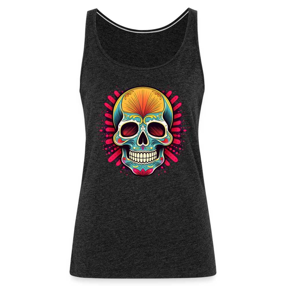 Tanktop Ladies Mexico "Mascarilla Craneo" - Anthrazit