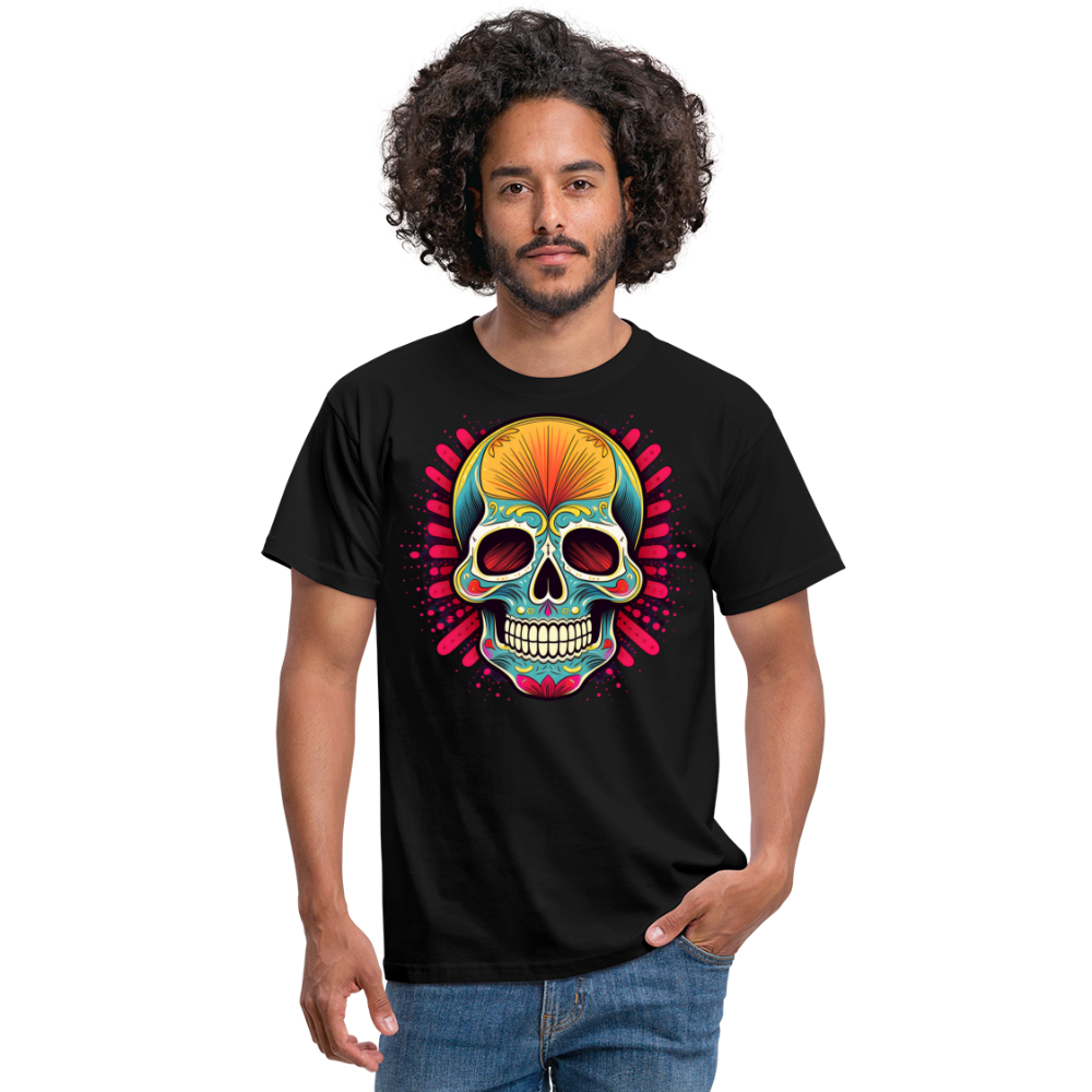 T-Shirt Mexico "Mascarilla Craneo" - Schwarz