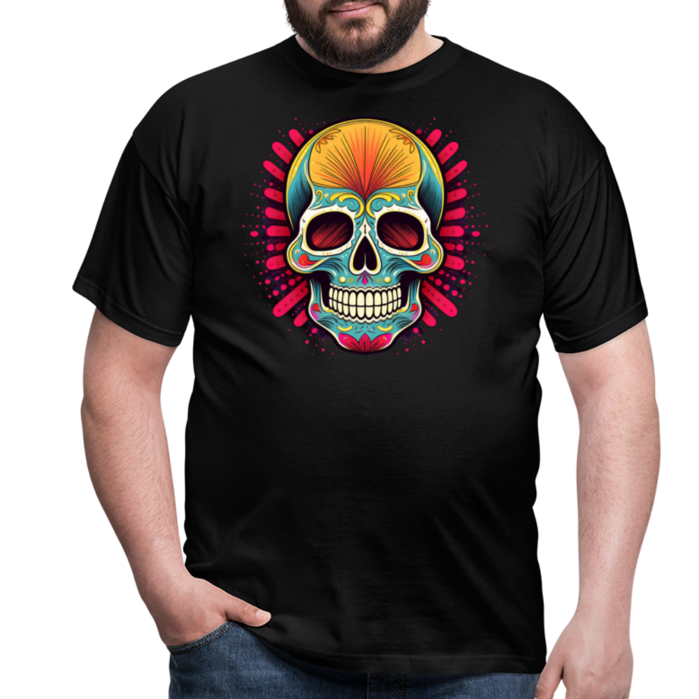 T-Shirt Mexico "Mascarilla Craneo" - Schwarz