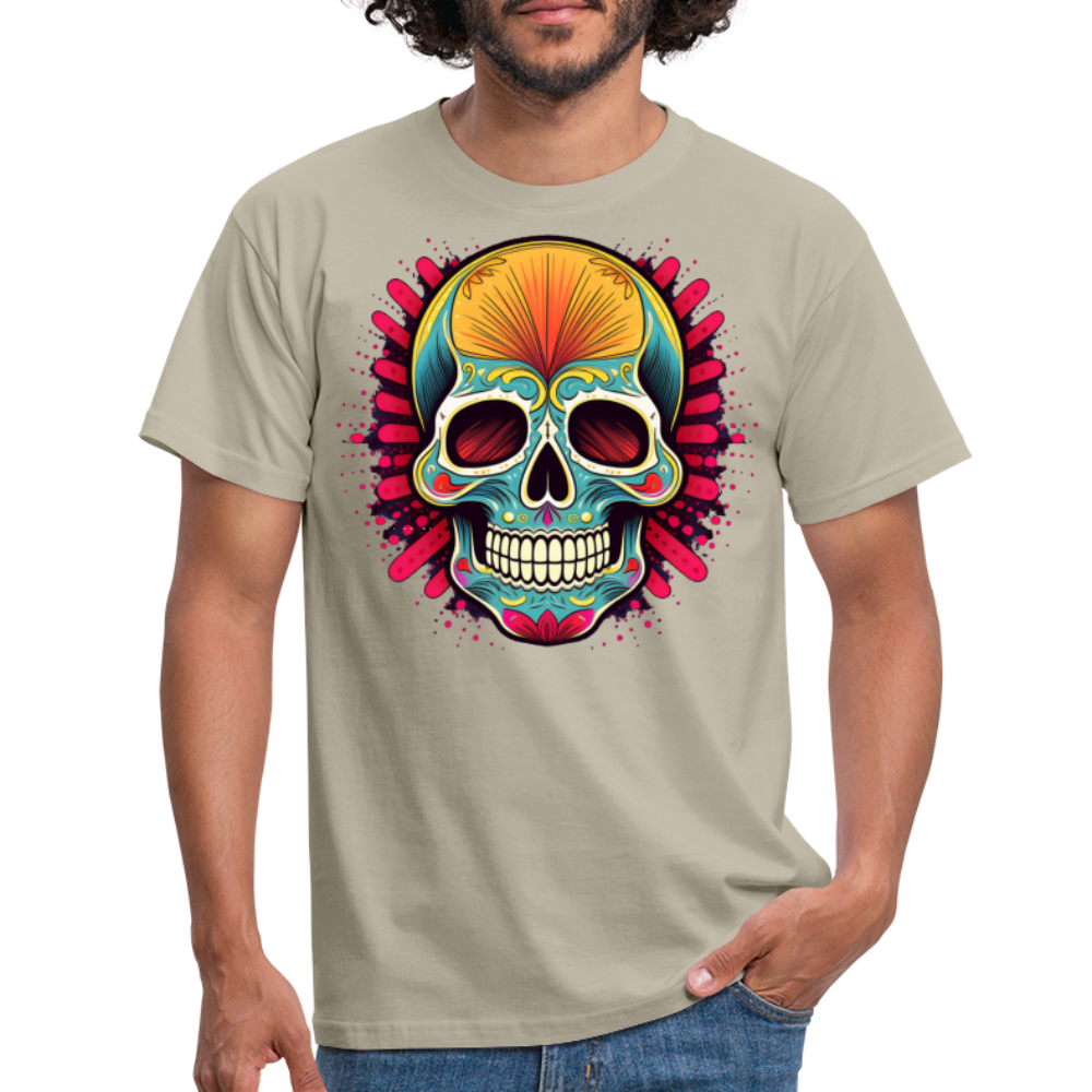 T-Shirt Mexico "Mascarilla Craneo" - Sandbeige