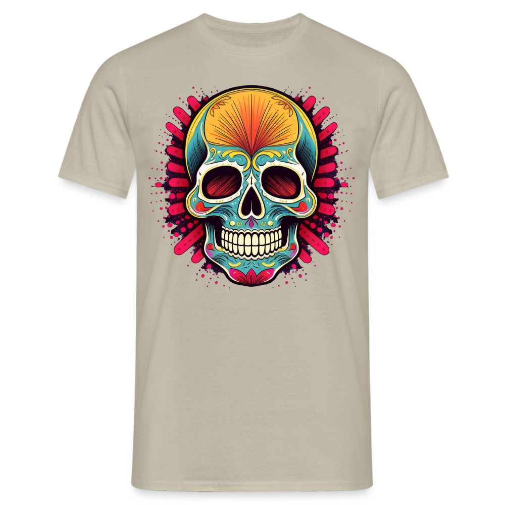T-Shirt Mexico "Mascarilla Craneo" - Sandbeige