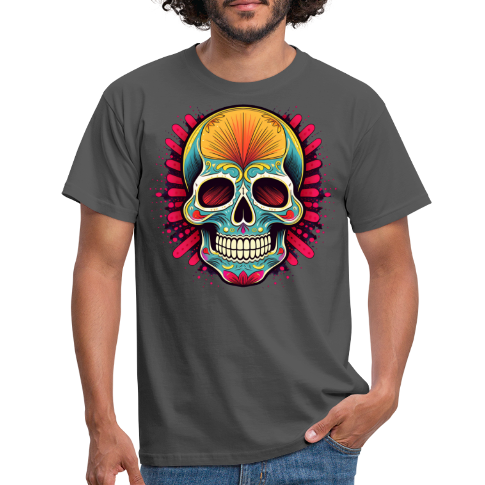 T-Shirt Mexico "Mascarilla Craneo" - Anthrazit