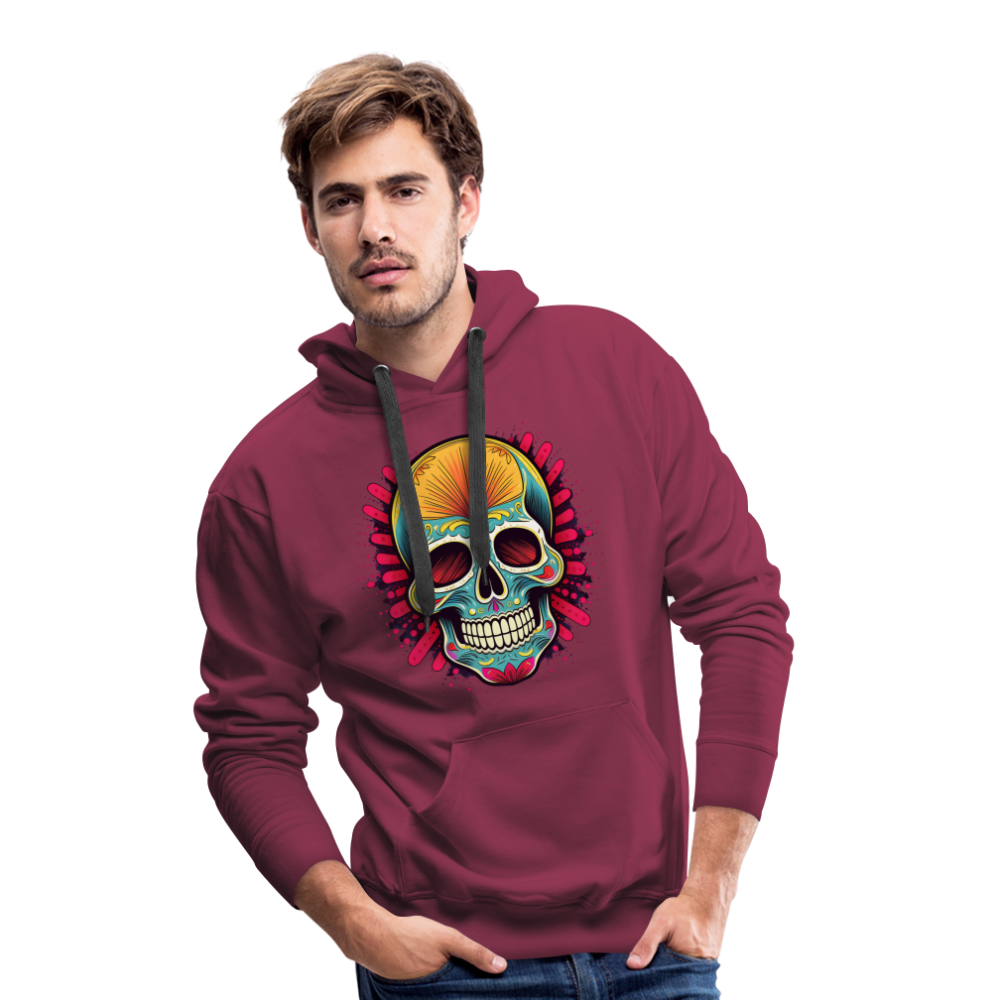 Hoodie Mexico "Mascarilla Craneo" - Bordeaux
