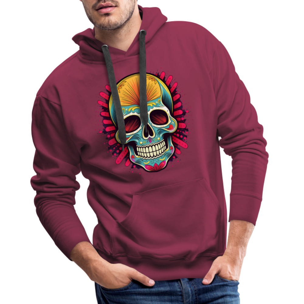 Hoodie Mexico "Mascarilla Craneo" - Bordeaux
