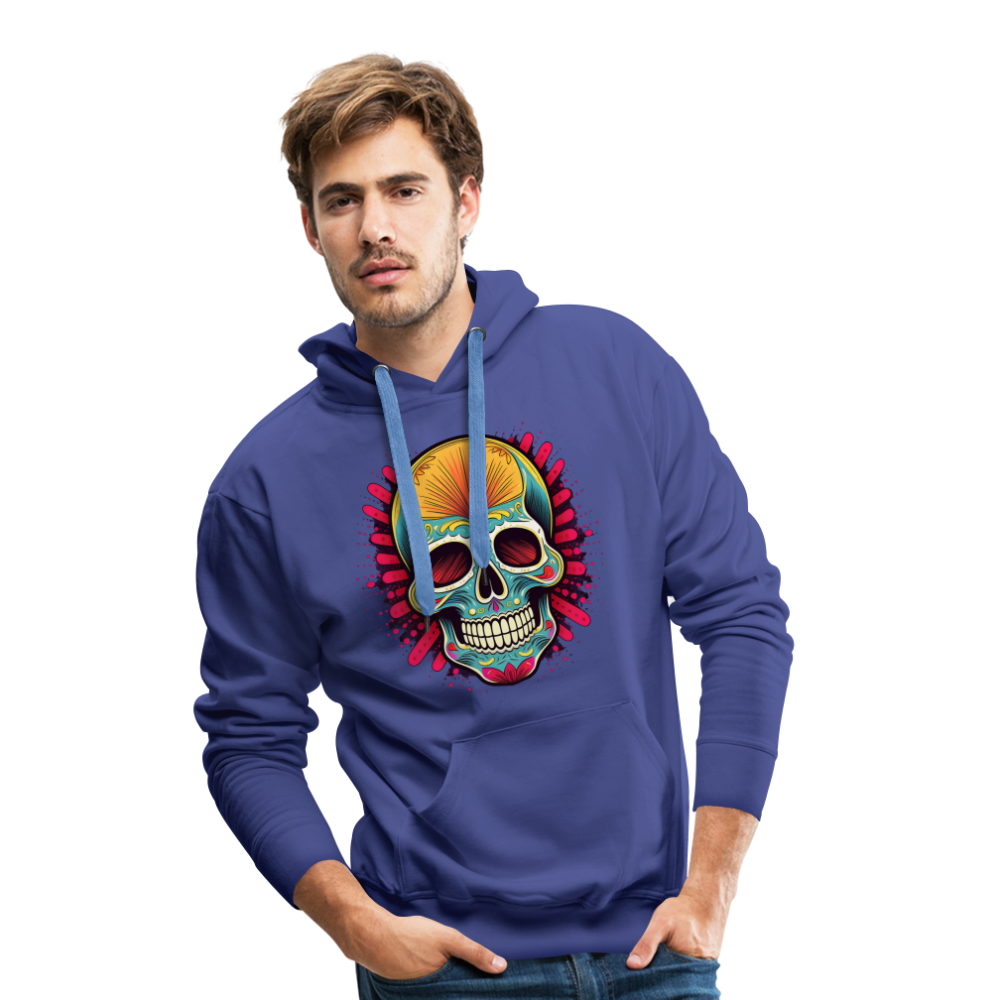 Hoodie Mexico "Mascarilla Craneo" - Königsblau