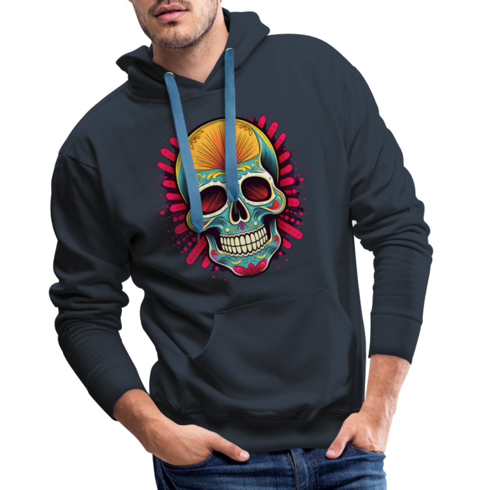 Hoodie Mexico "Mascarilla Craneo" - Navy
