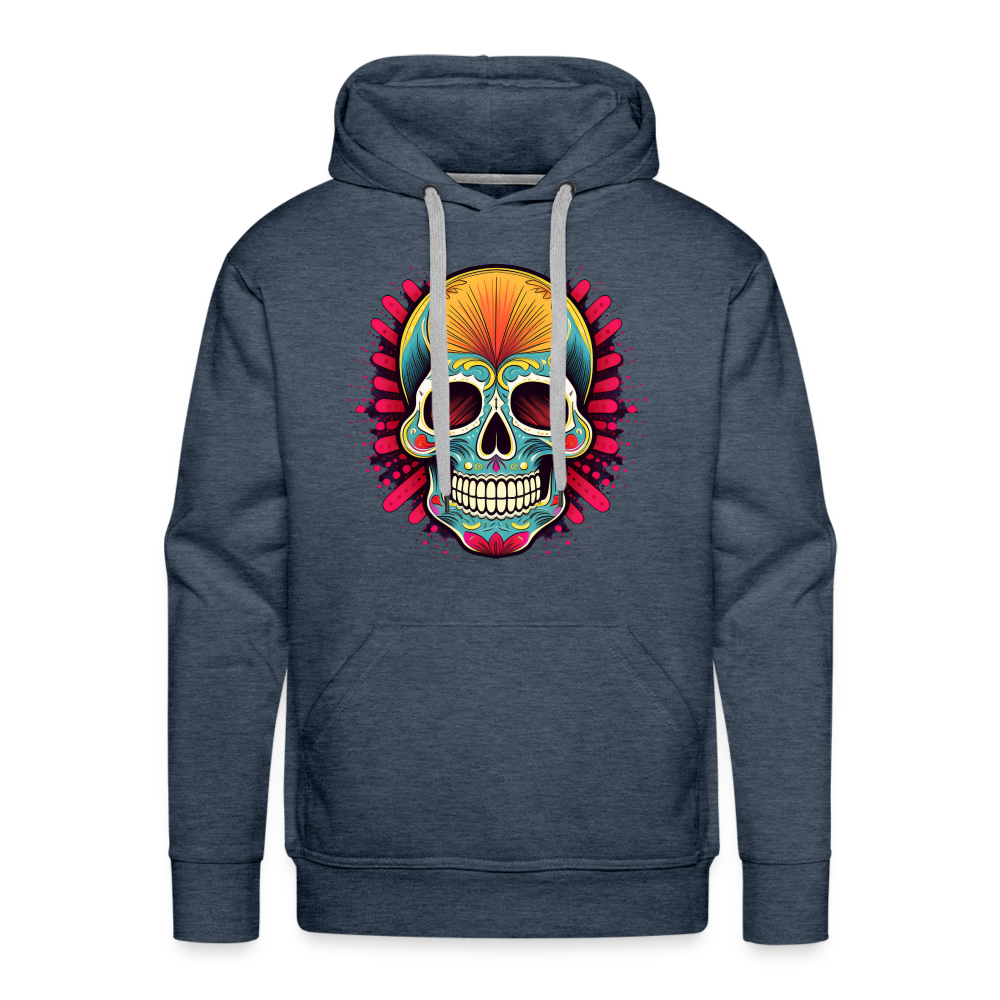 Hoodie Mexico "Mascarilla Craneo" - Jeansblau