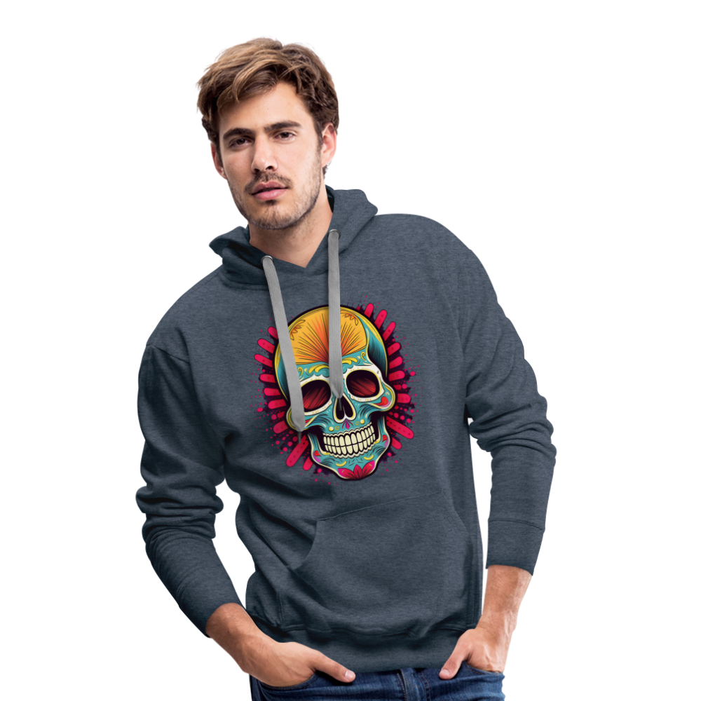Hoodie Mexico "Mascarilla Craneo" - Jeansblau