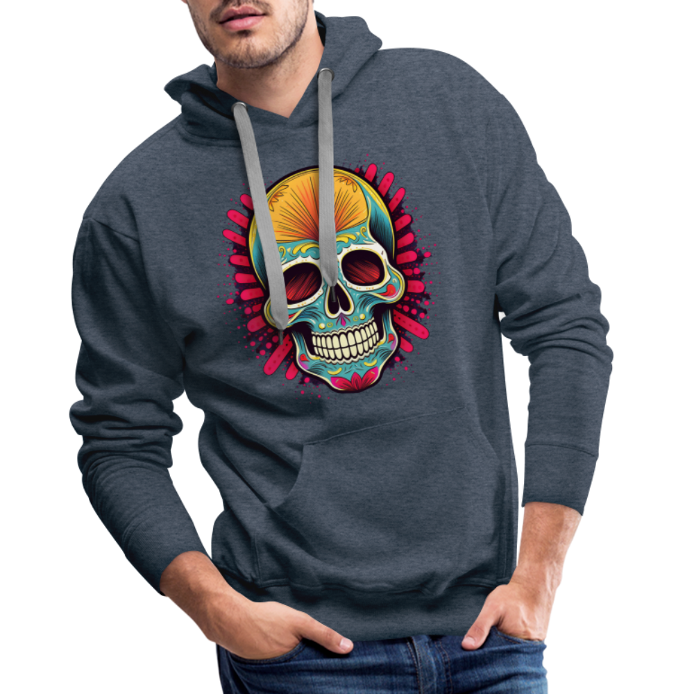 Hoodie Mexico "Mascarilla Craneo" - Jeansblau