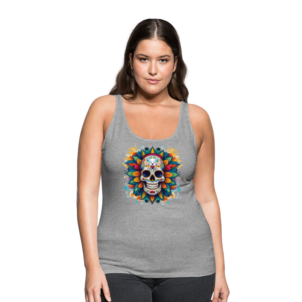 Tanktop Ladies Mexico "Mascarilla" - Grau meliert