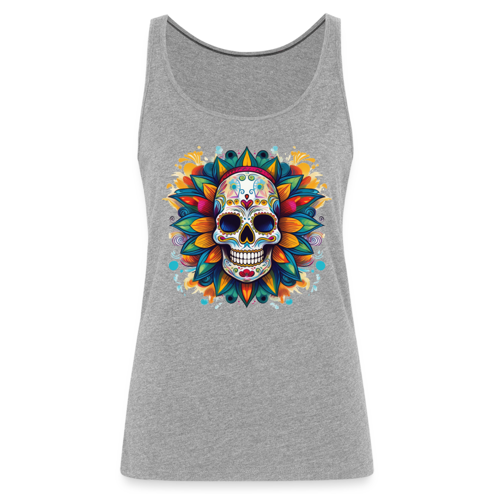 Tanktop Ladies Mexico "Mascarilla" - Grau meliert