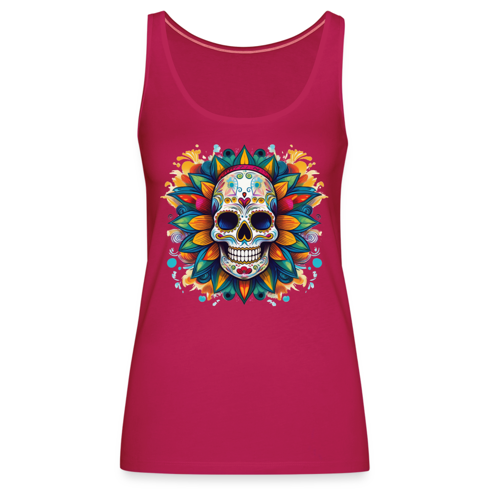 Tanktop Ladies Mexico "Mascarilla" - dunkles Pink