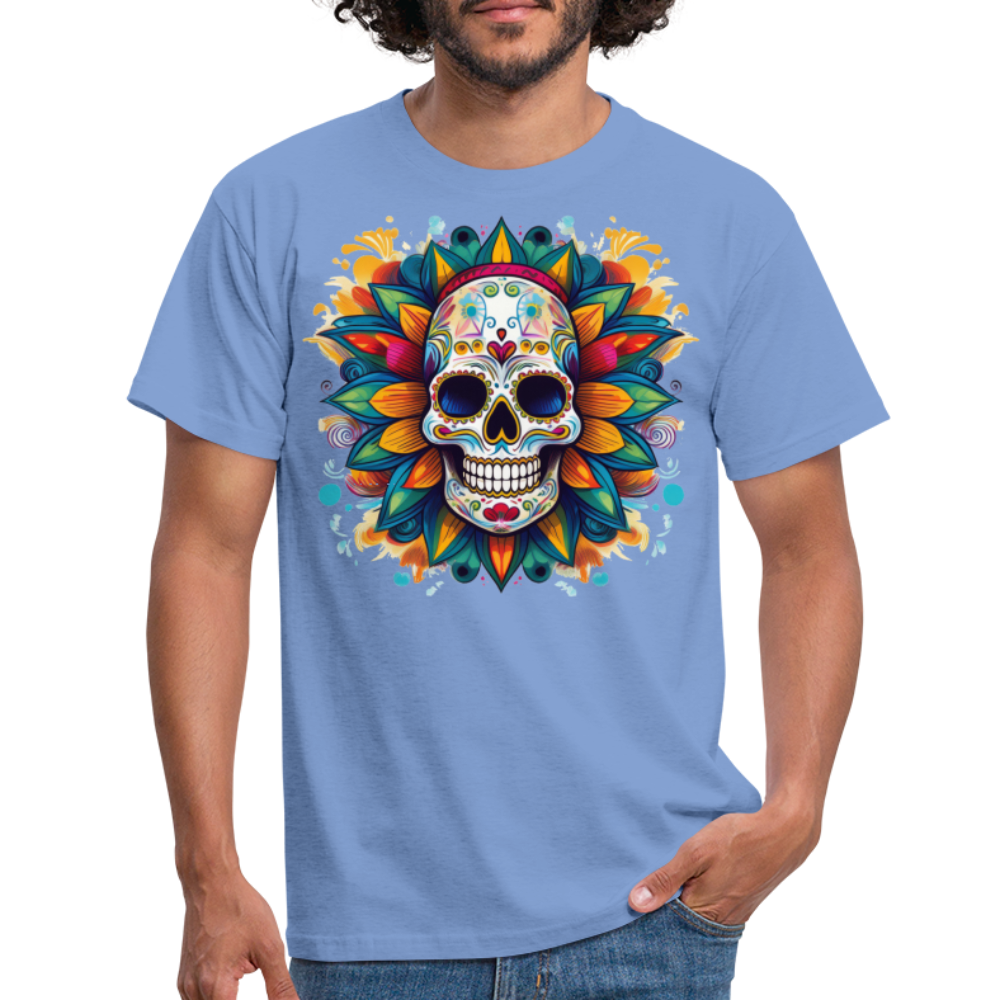 T-Shirt Mexico "Mascarilla" - carolina blue
