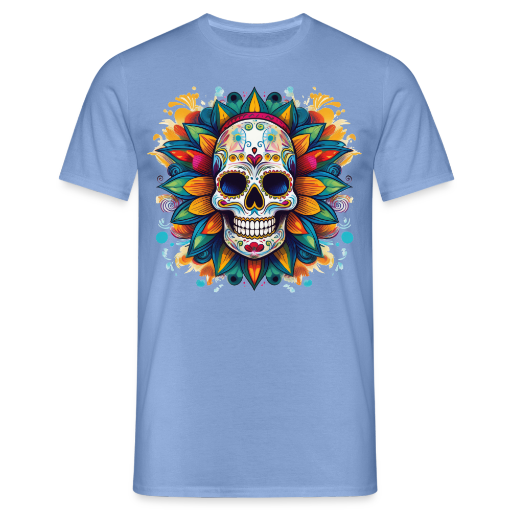 T-Shirt Mexico "Mascarilla" - carolina blue