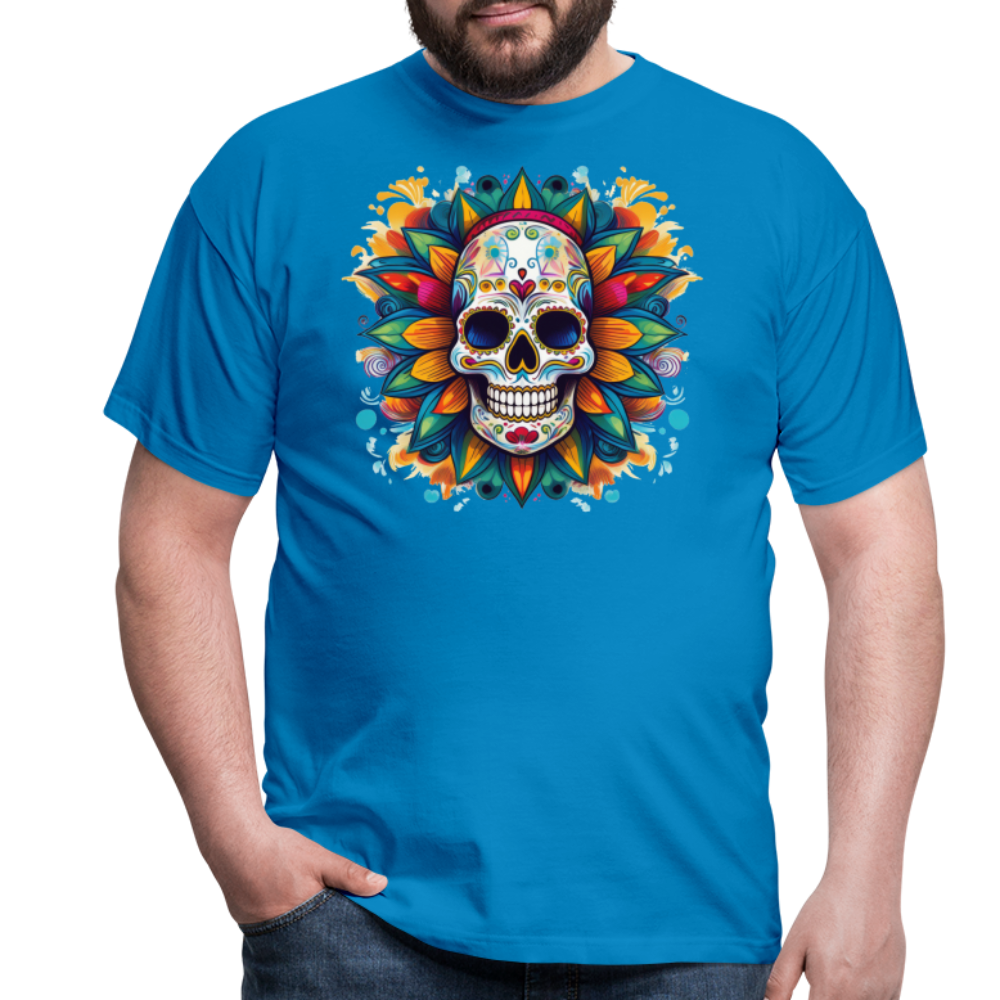 T-Shirt Mexico "Mascarilla" - Royalblau